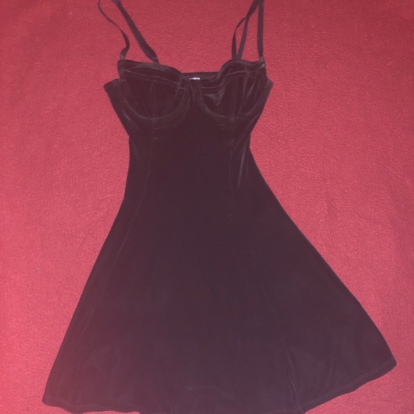 American Apparel velvet underwire bustier dress - Picture 3 of 3